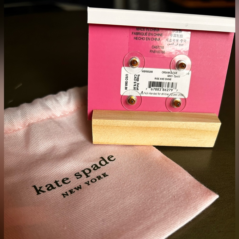 KATE SPADE | Set of 2 Earrings on Card with Dustbag - Picture 2 of 2